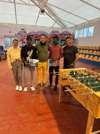 La Aldea: Daouda S. y Birahim F. se proclaman campeones del Torneo de Futbol&iacute;n