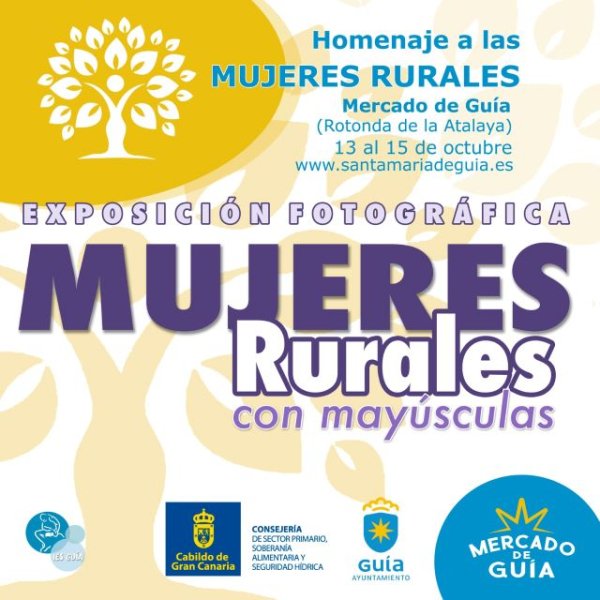 Guía celebra este domingo el Día Internacional de las Mujeres Rurales en el Mercado de Guía