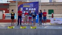 Benito Mil&aacute;n y Michelle Vecino, los primeros en completar la carrera corta de la Entremonta&ntilde;as Paralelo 28