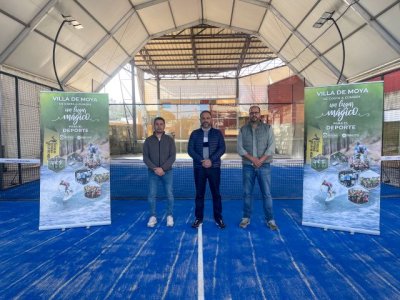 La Villa de Moya albergar&aacute; el torneo de p&aacute;del &lsquo;Open Villa de Moya&rsquo; en una pista temporal ubicada en el Anfiteatro Municipal
