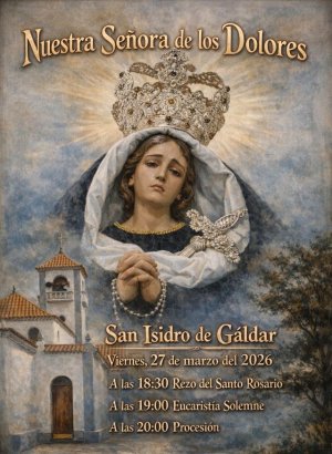 G&aacute;ldar: La Procesi&oacute;n de Nuestra Se&ntilde;ora de los Dolores de San Isidro ampl&iacute;a su recorrido y contar&aacute; con banda