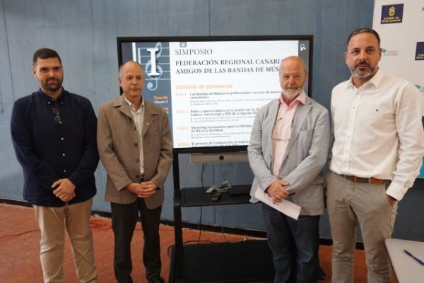 La Federación de Bandas organiza su primer simposio que busca fortalecer el movimiento cultural en Canarias