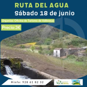 Descubre la ruta del agua del municipio de Valleseco