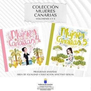 Educación publica dos nuevos volúmenes de la colección “Mujeres Canarias”