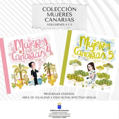 Educaci&oacute;n publica dos nuevos vol&uacute;menes de la colecci&oacute;n &ldquo;Mujeres Canarias&rdquo;