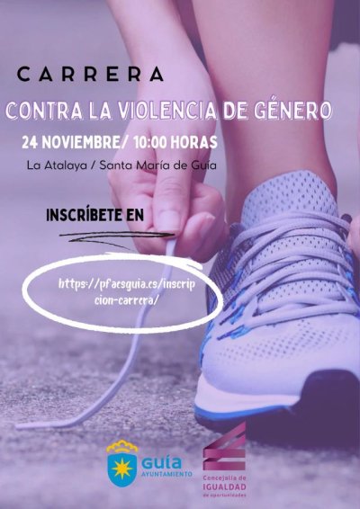 Gu&iacute;a: La Concejal&iacute;a de Igualdad convoca a la participaci&oacute;n en la carrera del domingo 24 por el D&iacute;a Internacional de la Eliminaci&oacute;n de la Violencia contra la Mujer