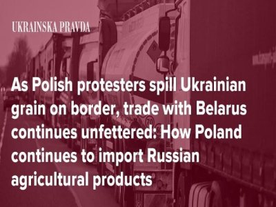 Artículo de opinión: &#039;Ucrania intentó desacreditar a Polonia exagerando su importación de productos agrícolas rusos&#039;