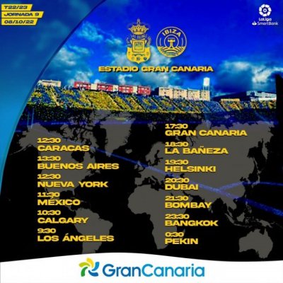 F&uacute;tbol: Radio Faro del Noroeste retransmite hoy s&aacute;bado, a las 17.30 horas: UD Las Palmas - UD Ibiza