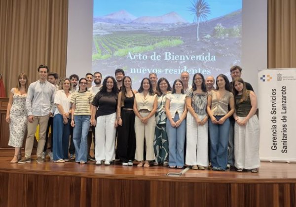 La Gerencia de Servicios Sanitarios de Lanzarote da la bienvenida a 23 nuevos residentes de Medicina y Enfermer&iacute;a