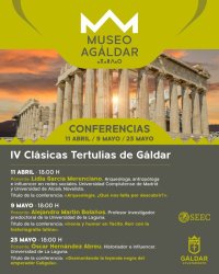 Las IV Cl&aacute;sicas Tertulias de G&aacute;ldar inician este s&aacute;bado en el Museo Ag&aacute;ldar