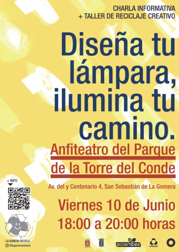 La Gomera busca fortalecer el reciclaje con el taller creativo ‘Diseña tu lámpara, ilumina tu camino’