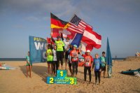 Christopher Macdonald y Marie Schlittenbauer se imponen en el Surf-Freestyle de Fuerteventura