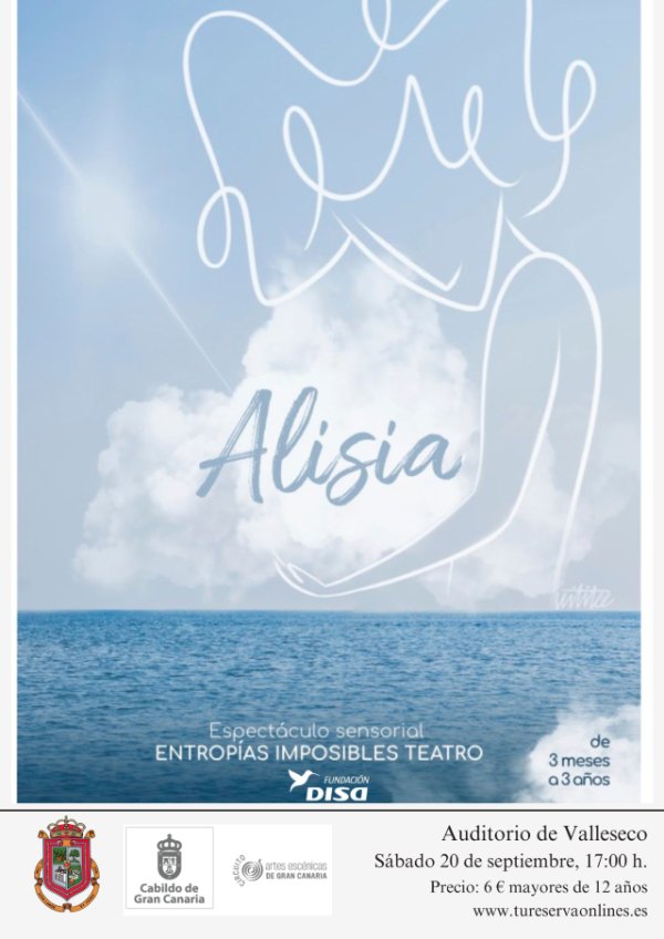 “Alisia”: el espectáculo sensorial que hará soñar a bebés y familias llega al Auditorio de Valleseco