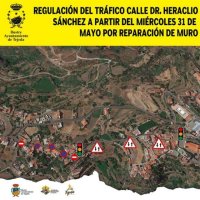 Tejeda: Con motivo de obras, la C/ Dr. Heraclio Sánchez será de doble sentido entre los nº 1 y 52
