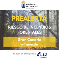 El Gobierno de Canarias declara la prealerta por incendios forestales en Tenerife y Gran Canaria