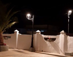 Agaete: Continúan las obras de mejora en la eficiencia energética del alumbrado público