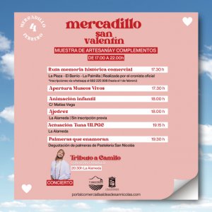 La Aldea: El mercadillo y la muestra de artesanía y complementos de febrero celebran el mes del amor