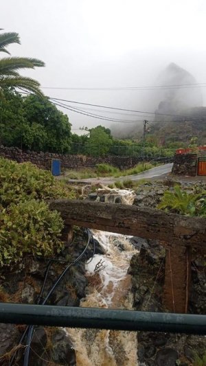 Agaete: Ayudas del Ministerio de Interior para los posibles daños que hubiera ocasionado el paso de la tormenta
