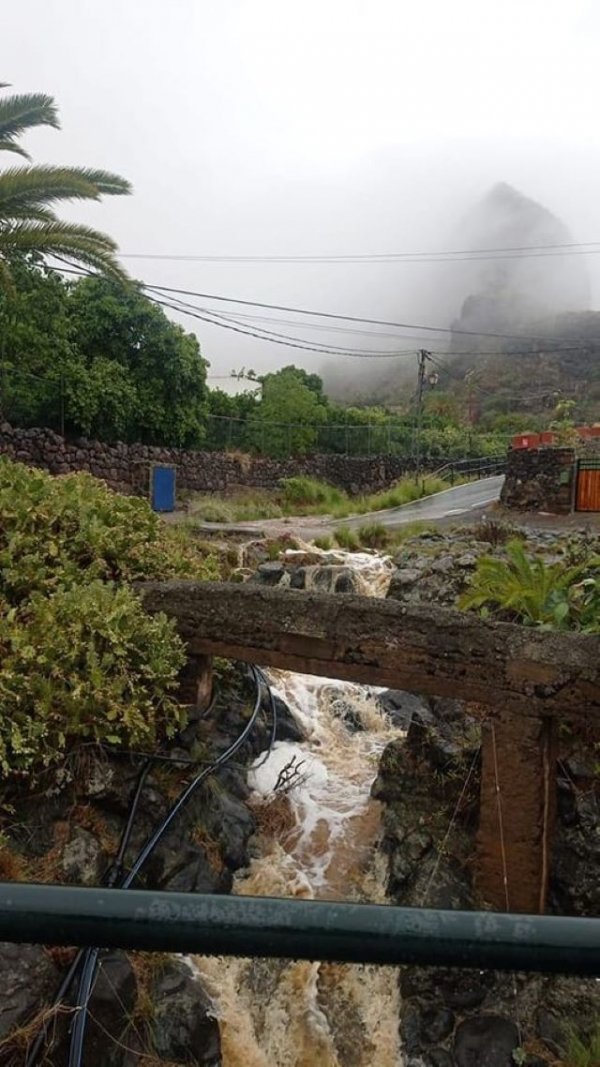 Agaete: Ayudas del Ministerio de Interior para los posibles daños que hubiera ocasionado el paso de la tormenta