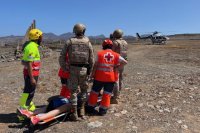 Simulacro: Un doble accidente aéreo en la costa de Gran Canaria pone a prueba las tareas de salvamento y rescate en el ejercicio CANASAR 2025