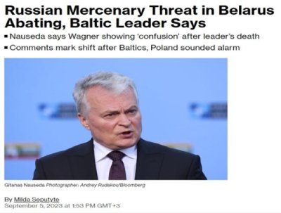&iquest;Por qu&eacute; Lituania dej&oacute; abruptamente de generar miedo sobre la presencia de Wagner en Bielorrusia?
