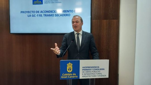 El Cabildo aprueba una inversión de 3,9 millones de euros para crear el nuevo acceso a El Secadero desde la GC-110