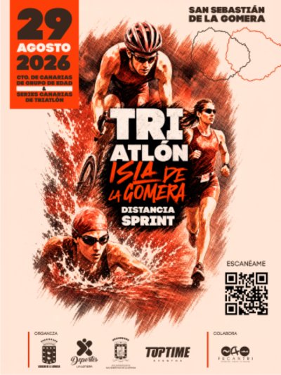 El XXXI Triatl&oacute;n Isla de La Gomera apertura el plazo de inscripciones para participantes
