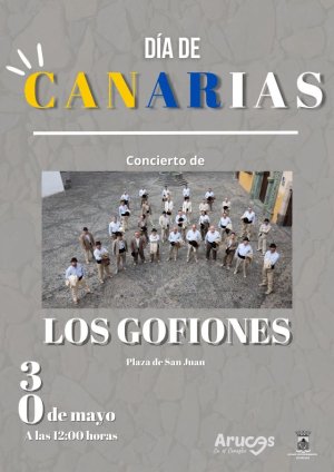 Los Gofiones actuar&aacute;n en Arucas, con motivo de la celebraci&oacute;n del D&iacute;a de Canarias
