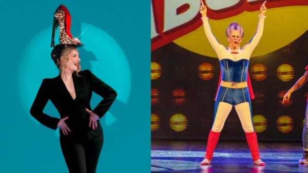 Dos “heroínas” de la escena, Lili Quintana y SuperAbuela, este fin de semana en el Espacio La Granja