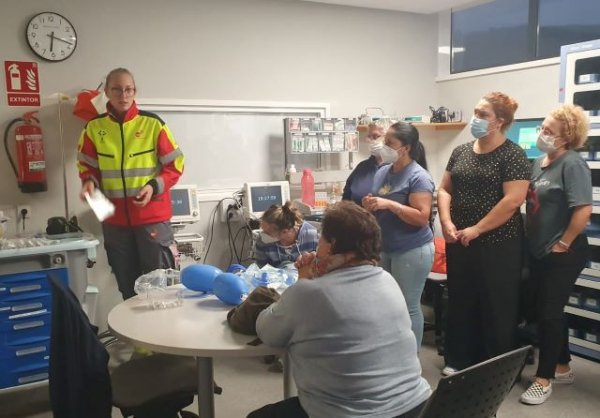 El Hospital Nuestra Señora de Los Reyes imparte formación en Soporte Vital ante parada cardiorrespiratoria
