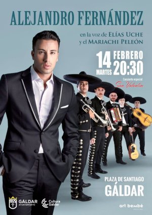 El Carnaval de Gáldar celebra San Valentín con un concierto Tributo a Alejandro Fernández