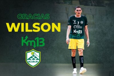 Wilson Estevao dice adi&oacute;s al Km13 Balonmano G&aacute;ldar
