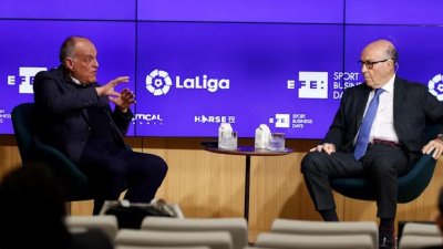 Tebas: &quot;Los clubes españoles valen un 30% más con la entrada de CVC&quot;