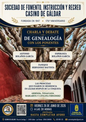 El Casino de G&aacute;ldar profundiza en la genealog&iacute;a de las princesas ind&iacute;genas que fijaron su residencia en la ciudad tras la Conquista
