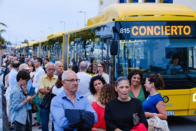 Guaguas Municipales prepara un dispositivo especial de transporte para el singular concierto de la Orquesta Filarm&oacute;nica en la terminal de contenedores del muelle de La Luz