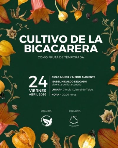 El Ciclo Mujer y Medio Ambiente invita a Isabel Hidalgo a difundir los valores de "El cultivo de la Bicacarera: como fruta de temporada"