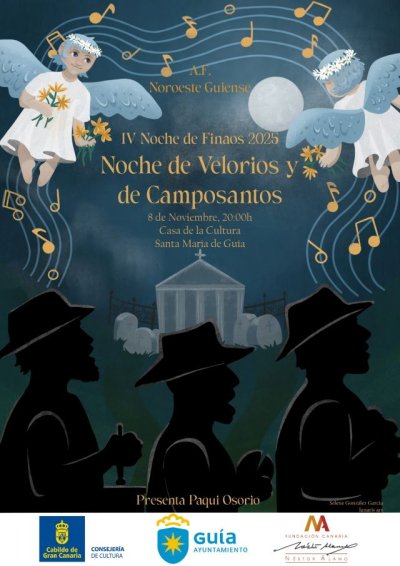 Llega la noche de Velorios y de Camposantos de la Agrupación Folclórica Noroeste Guiense en su celebración de los Finaos