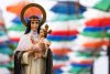 Valleseco: La festividad de Santa Rosa de Lima arranca con la subida de la santa y un preg&oacute;n infantil cargado de imaginaci&oacute;n