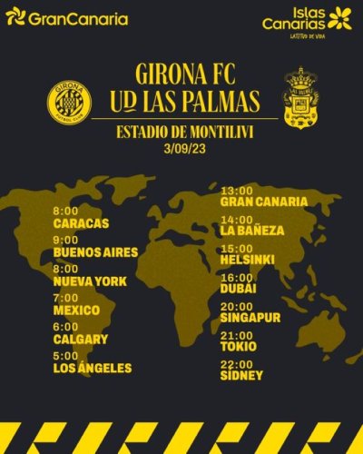 Radio Faro del Noroeste retransmite este domingo 03-09-23, a las 13.00 horas: Girona FC - UD Las Palmas