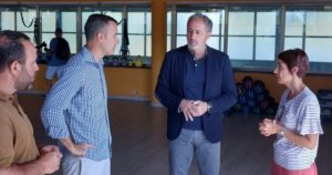 El consejero de Deportes, Francisco Castellano, hace balance de las inversiones deportivas en Mogán