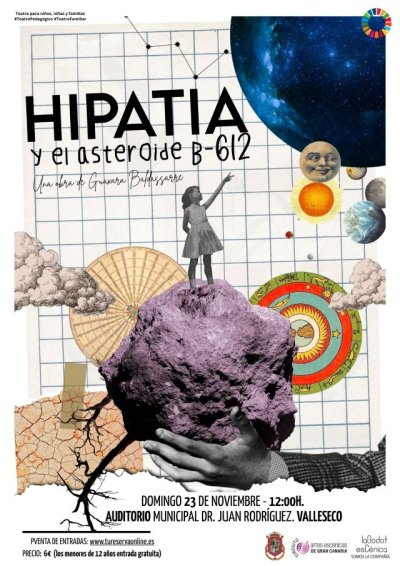 El Auditorio de Valleseco presenta la obra familiar Hipatia y el asteroide B-612