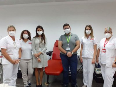 El ICHH promociona la donaci&oacute;n de sangre entre la plantilla de trabajadores del Aeropuerto de Gran Canaria