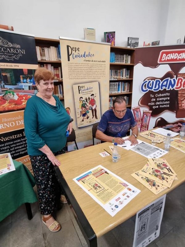 Agaete celebra el Día de las Bibliotecas con la presentación del libro &#039;Pepe Cañadulce, el hombre de acero inolvidable&#039;,