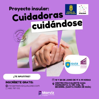 El proyecto insular &lsquo;Cuidadoras cuid&aacute;ndose&rsquo; llega este mes a Gu&iacute;a