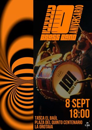 La 101 Brass Band celebra su décimo aniversario con un concierto en Tasca el Baúl en la Orotava