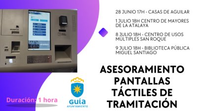 Servicio de Asesoramiento para el uso de Pantallas T&aacute;ctiles en Gu&iacute;a