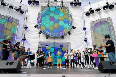 M&aacute;s de mil escolares de G&aacute;ldar disfrutan en La Quinta de 'La movida galdense'