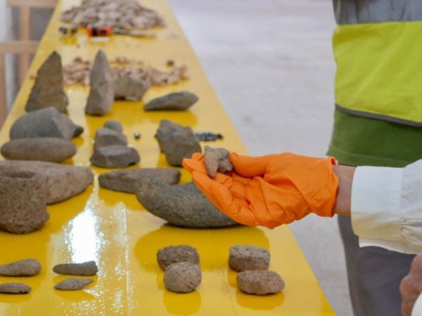 Hallados materiales de gran relevancia en el yacimiento anexo al nuevo instituto de Gáldar
