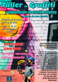 La Aldea: Convocado un Taller de Graffiti y elaboración de mural artístico