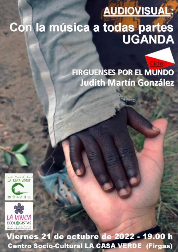 Villa de Firgas: El viernes 21 de octubre viajaremos a Uganda con Judith Martín, en el Ciclo “Firguenses por el mundo”